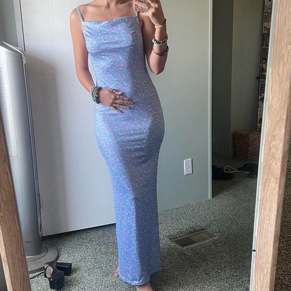 Full length backless dress size xs 4/6 - Picture 3 of 5